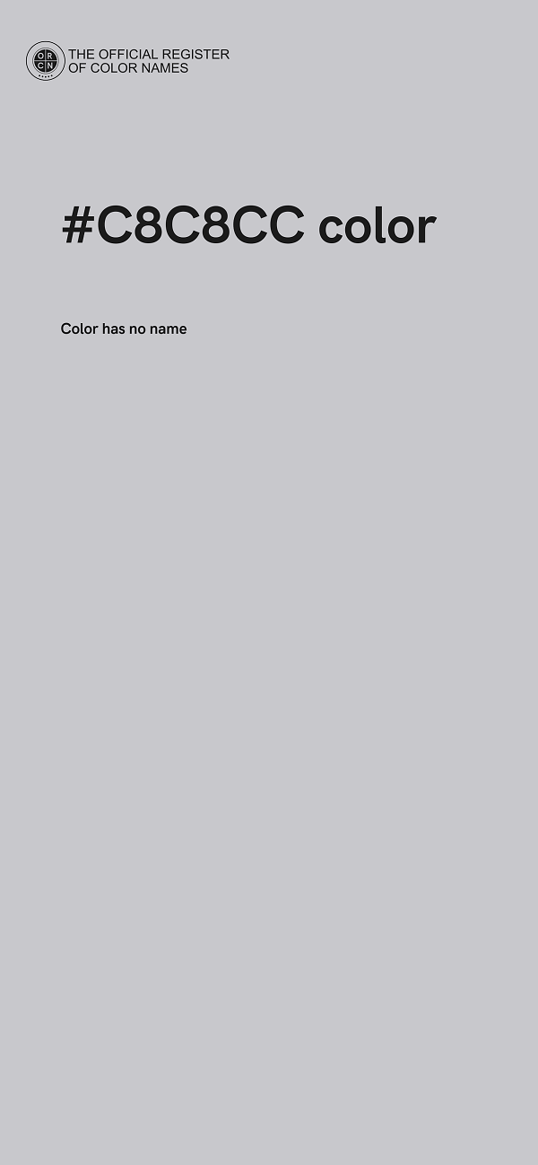 #C8C8CC color image