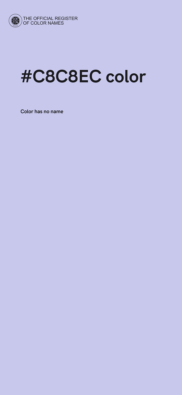 #C8C8EC color image