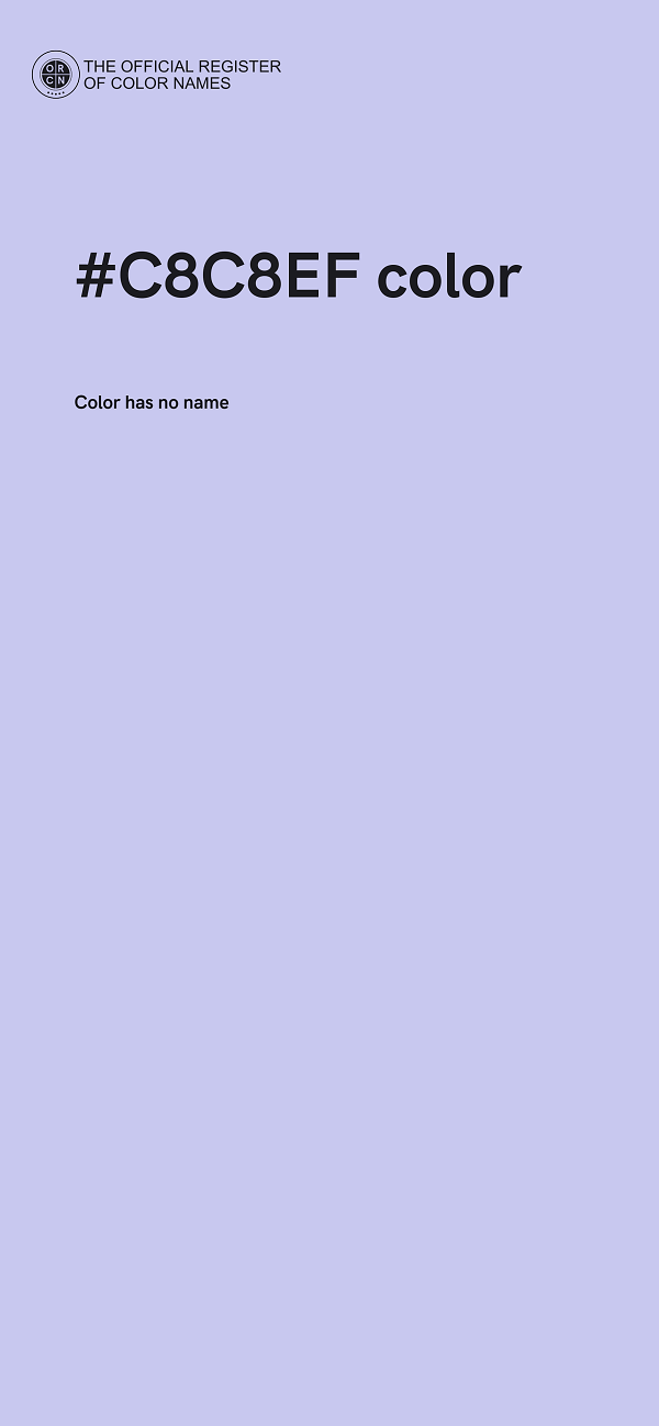 #C8C8EF color image