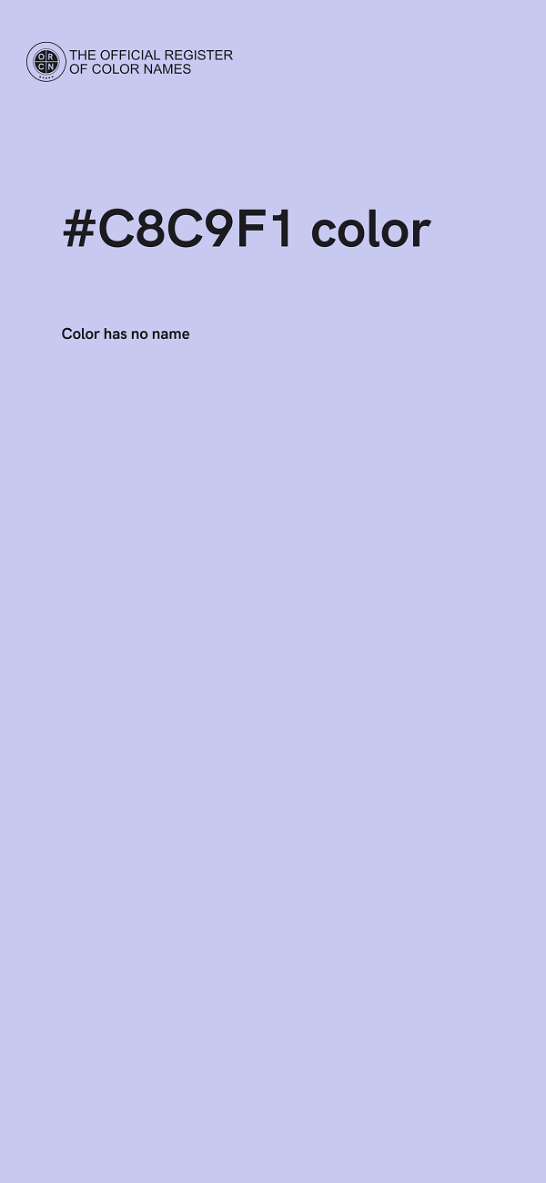#C8C9F1 color image