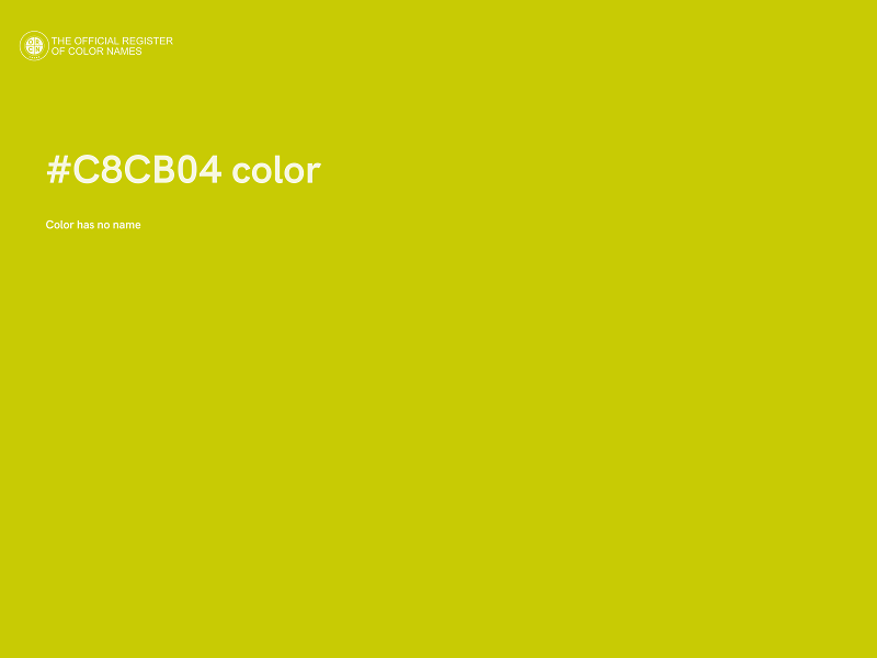 #C8CB04 color image
