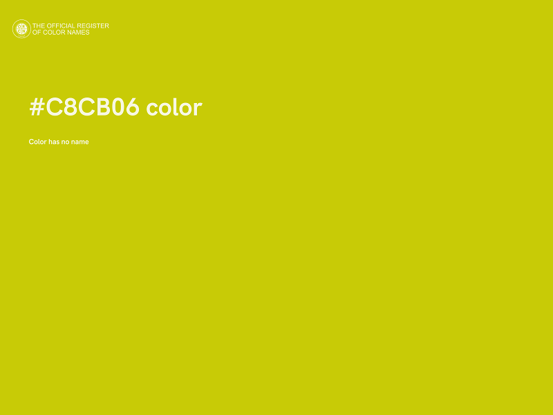 #C8CB06 color image