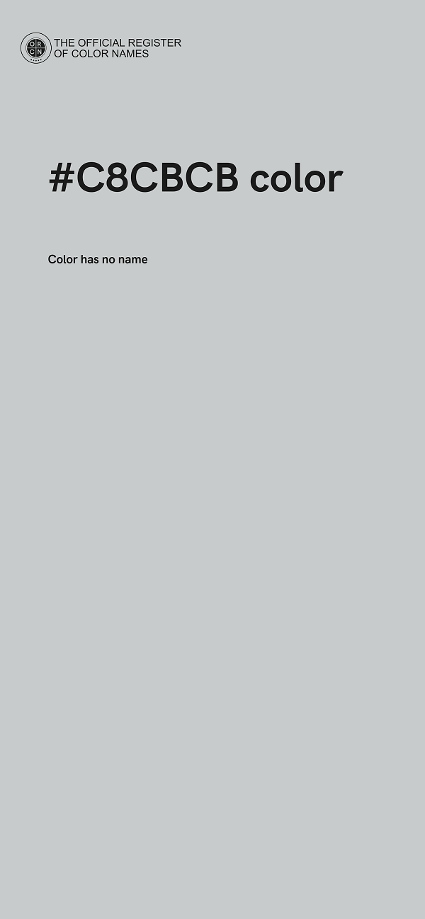 #C8CBCB color image