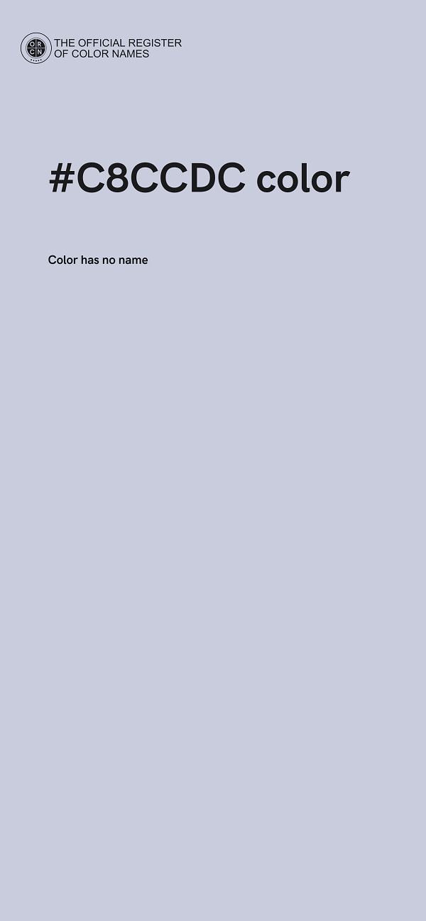 #C8CCDC color image