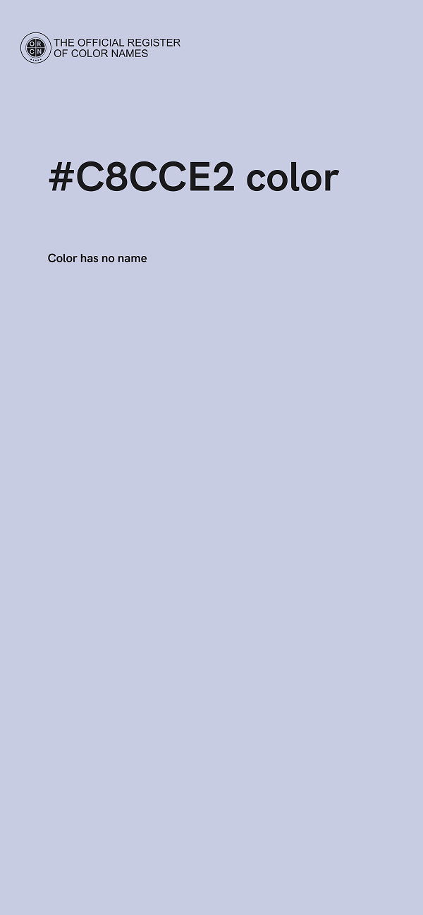 #C8CCE2 color image