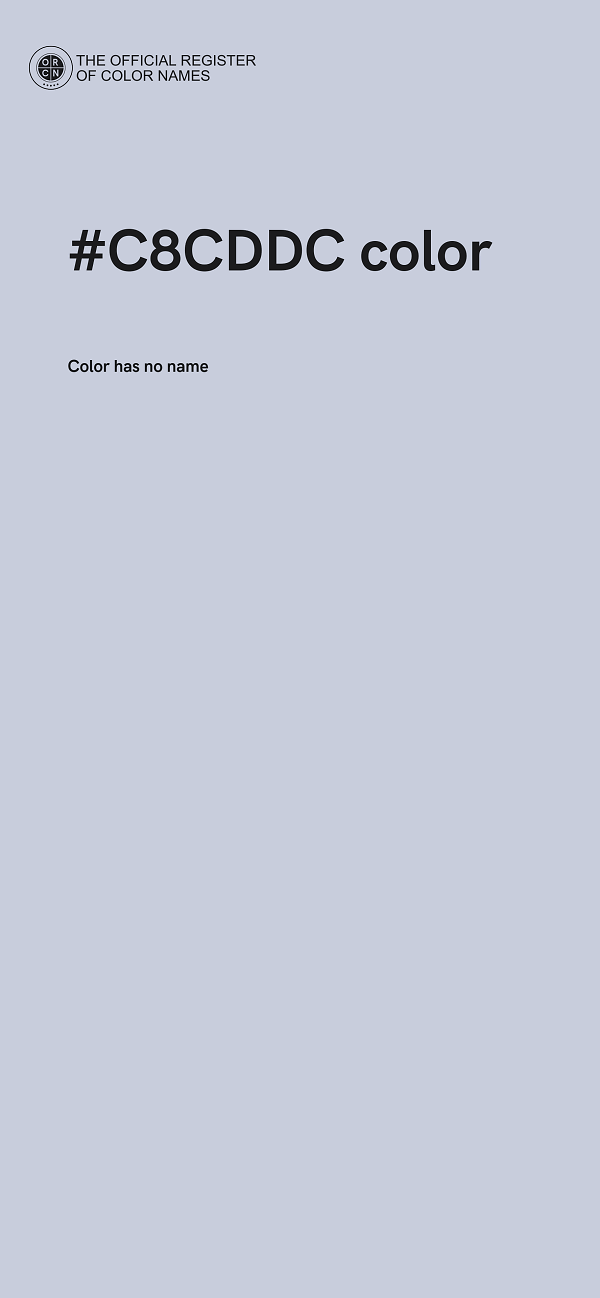 #C8CDDC color image