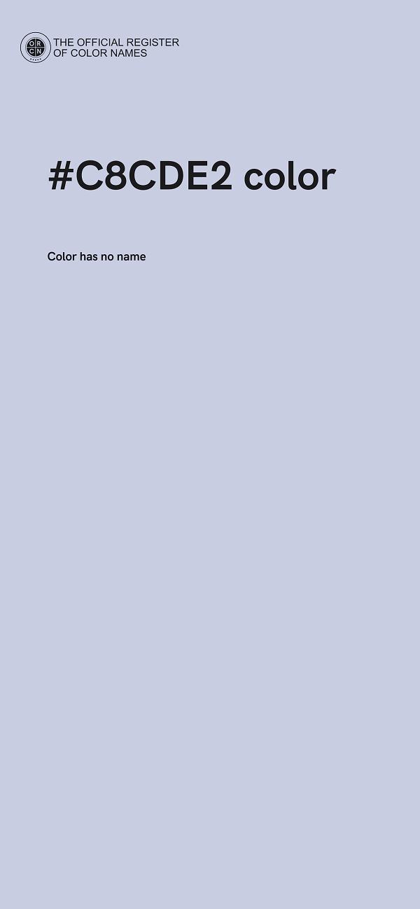 #C8CDE2 color image