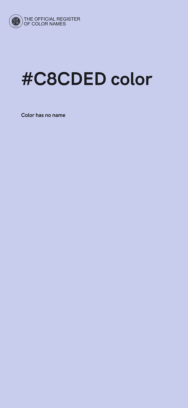 #C8CDED color image