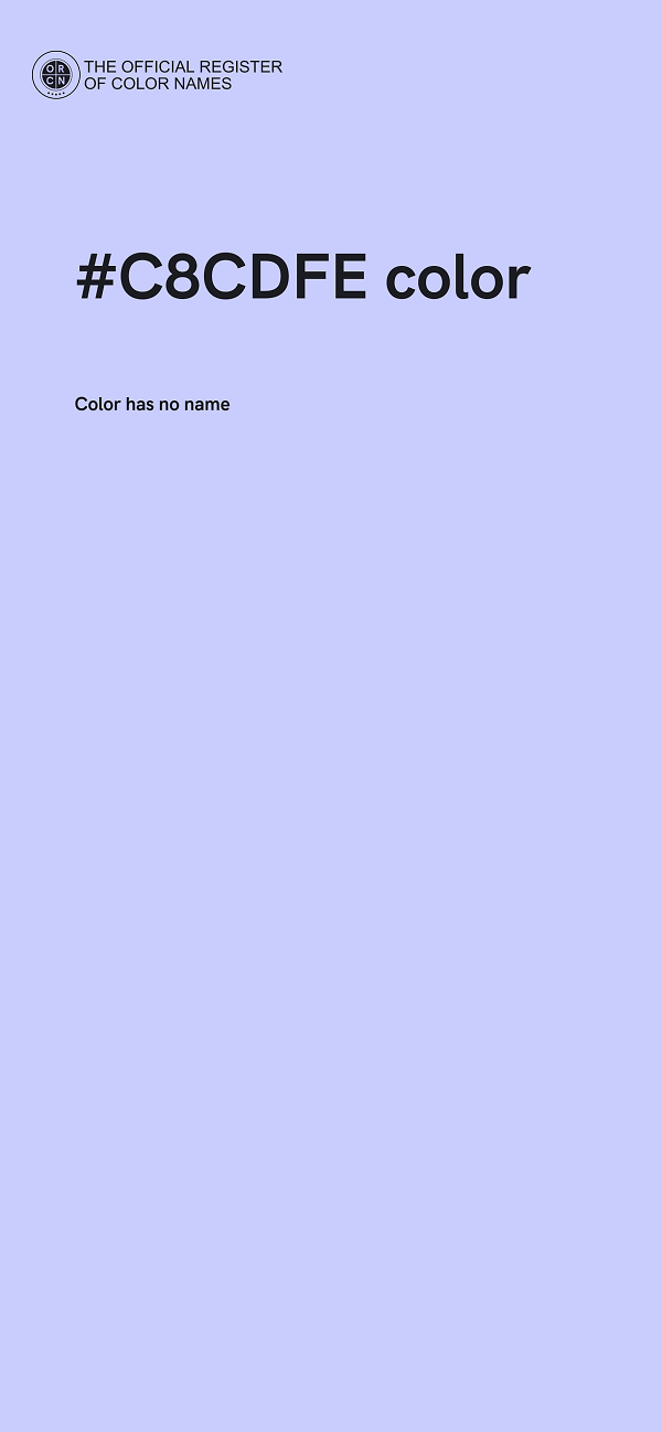 #C8CDFE color image