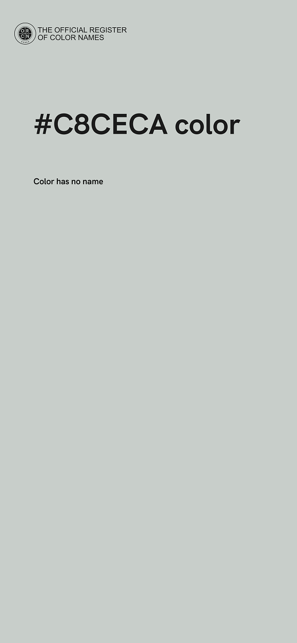 #C8CECA color image