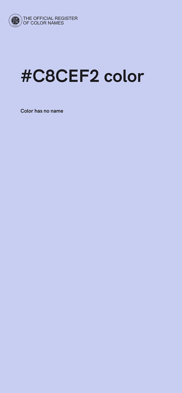 #C8CEF2 color image