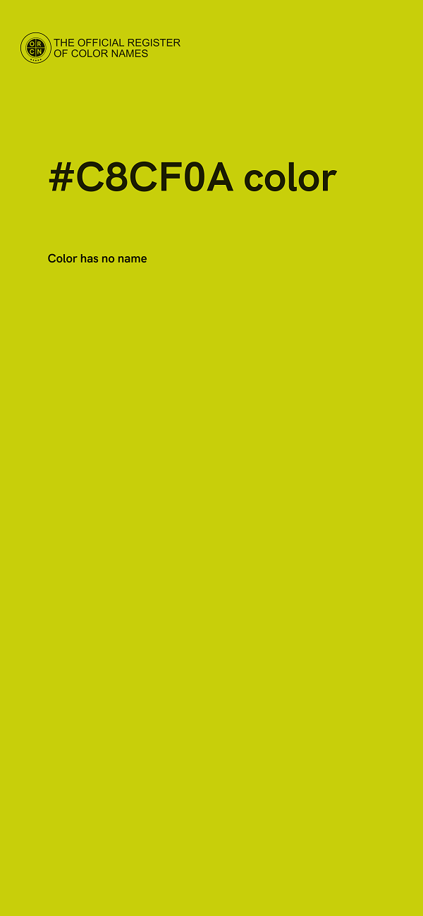 #C8CF0A color image