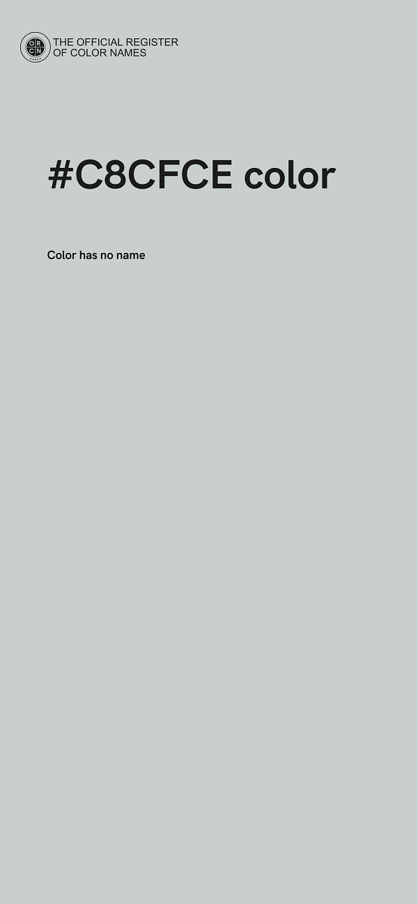 #C8CFCE color image