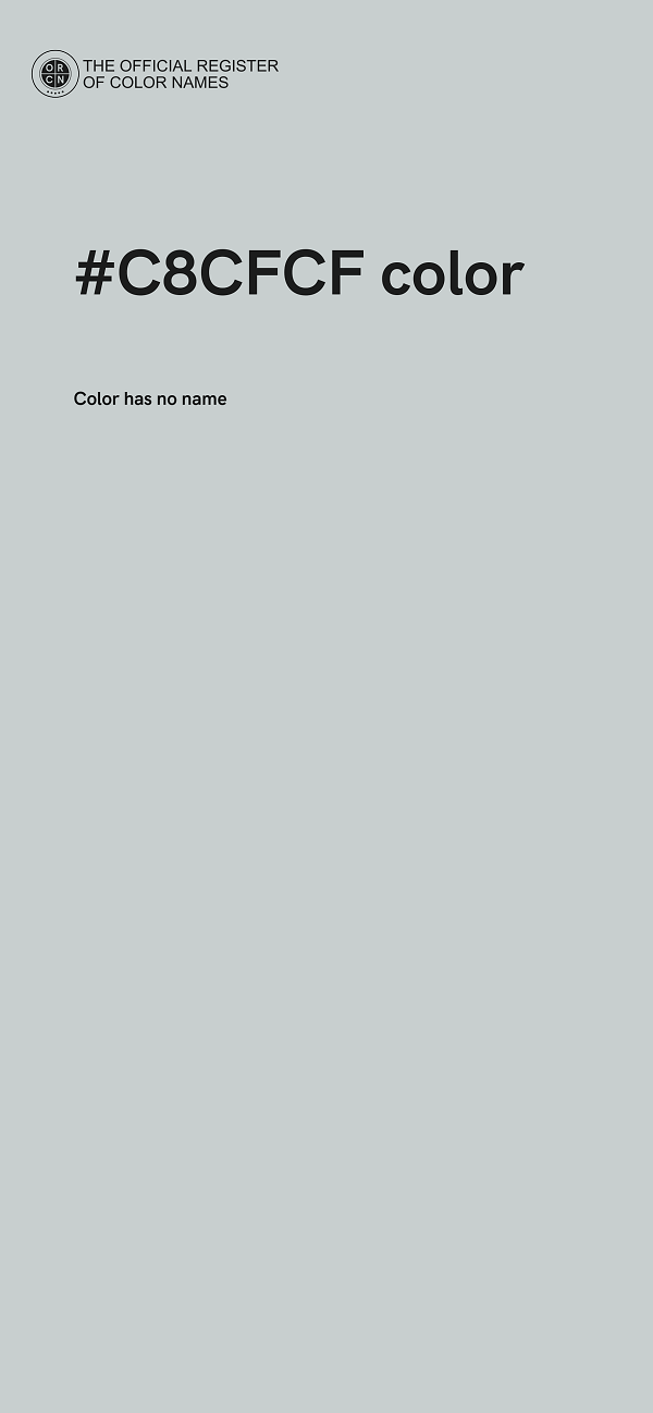 #C8CFCF color image