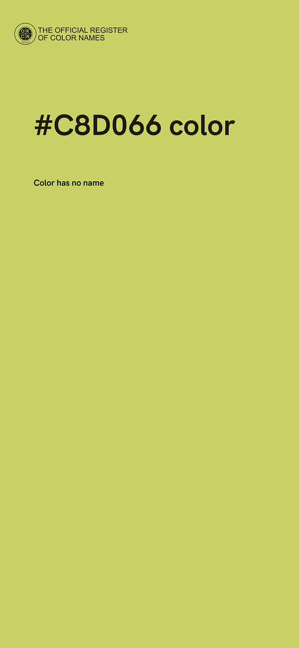 #C8D066 color image