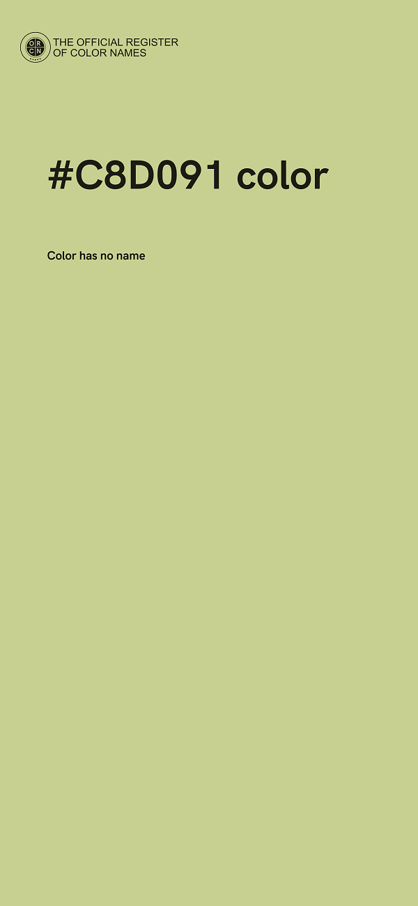#C8D091 color image