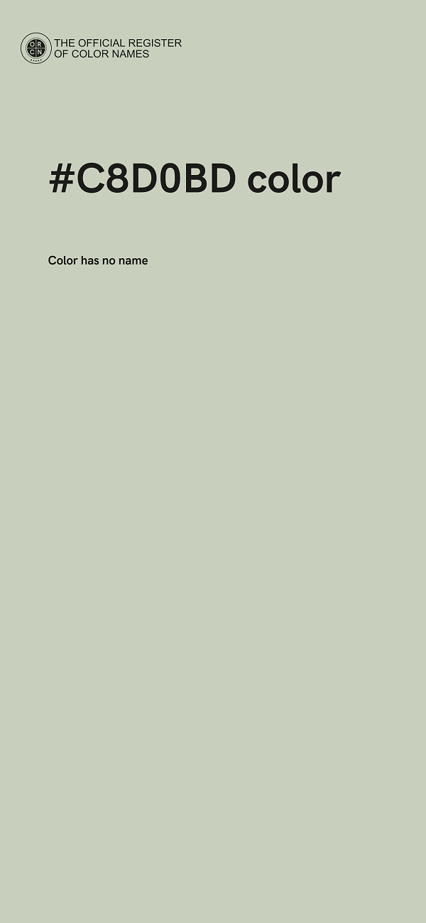 #C8D0BD color image