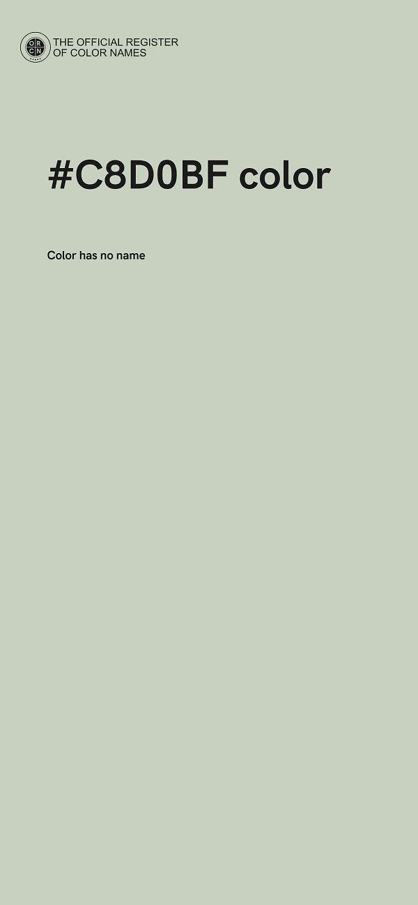 #C8D0BF color image