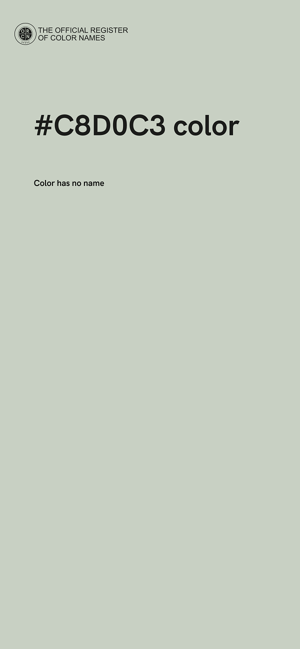 #C8D0C3 color image