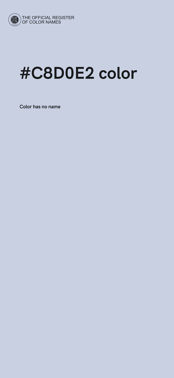 #C8D0E2 color image