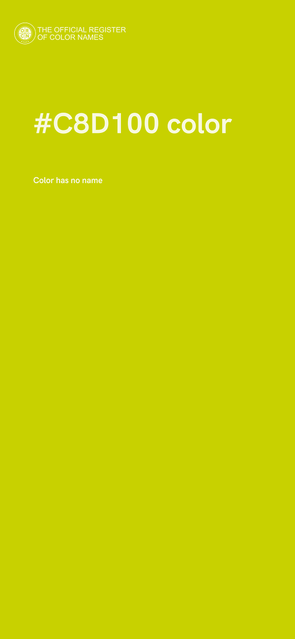 #C8D100 color image
