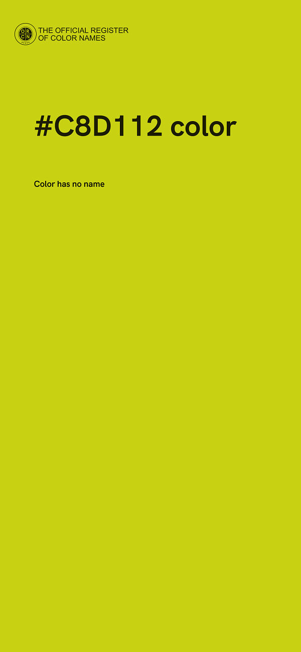 #C8D112 color image