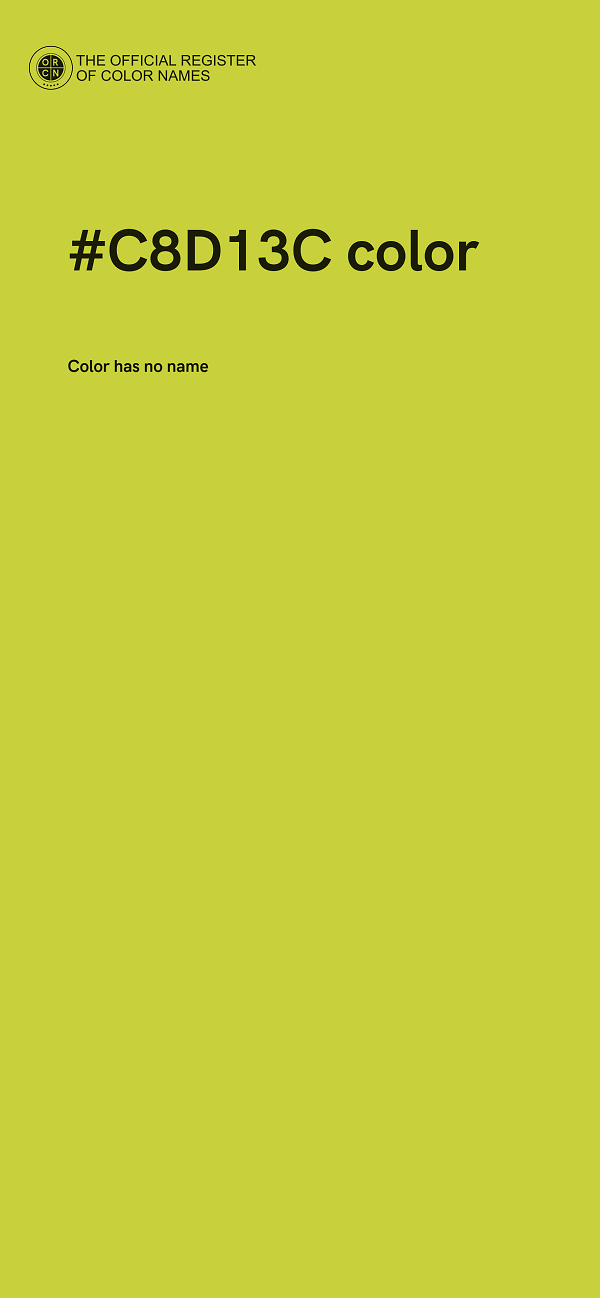#C8D13C color image
