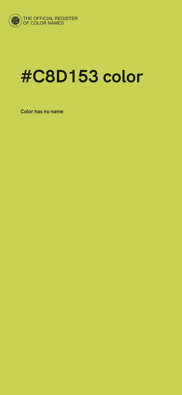 #C8D153 color image