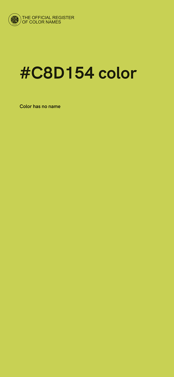 #C8D154 color image