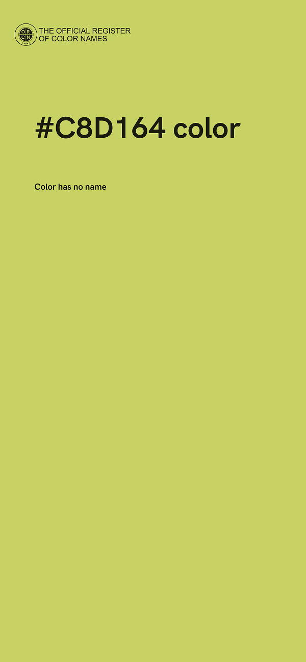 #C8D164 color image
