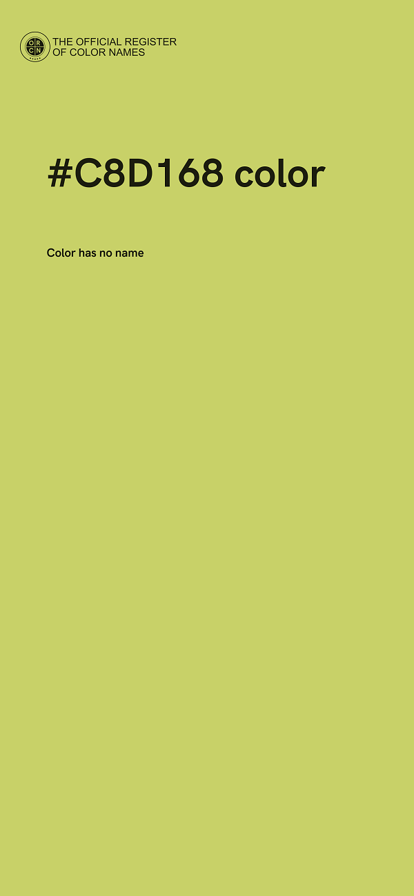#C8D168 color image