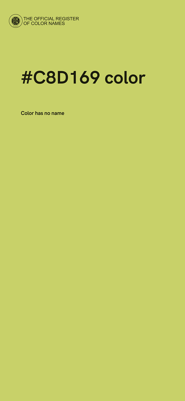 #C8D169 color image