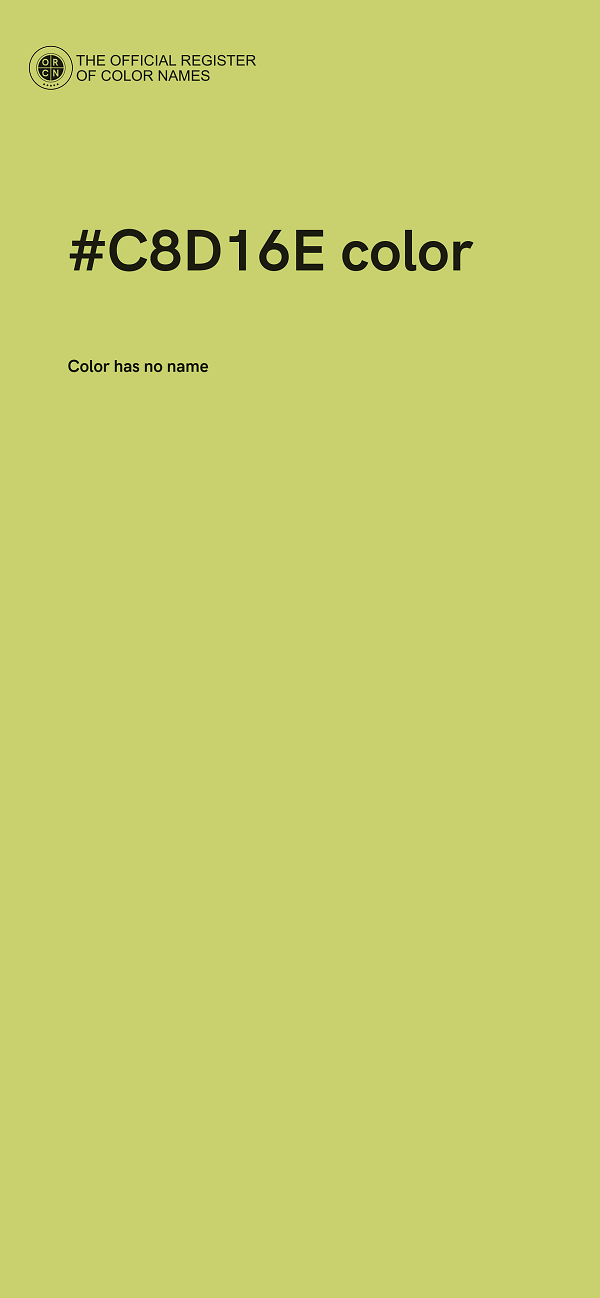 #C8D16E color image