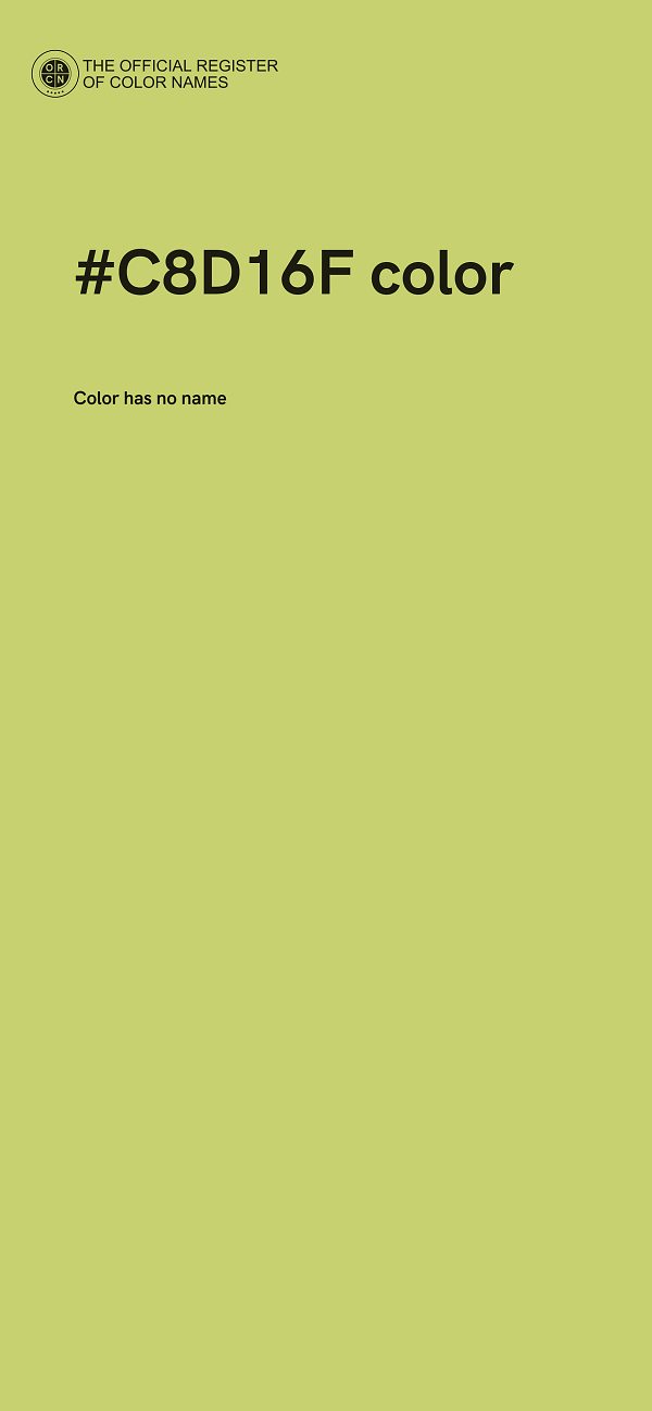 #C8D16F color image