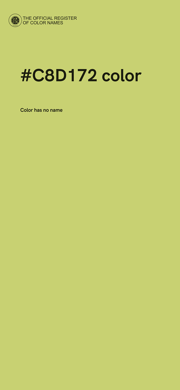 #C8D172 color image