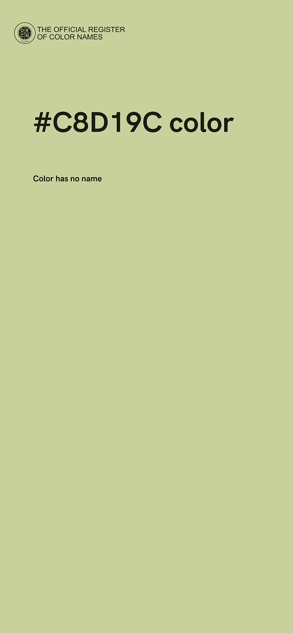 #C8D19C color image