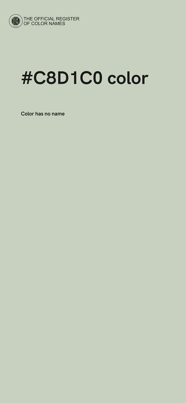 #C8D1C0 color image