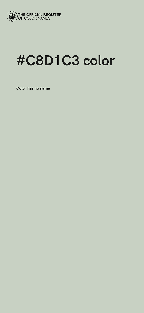 #C8D1C3 color image