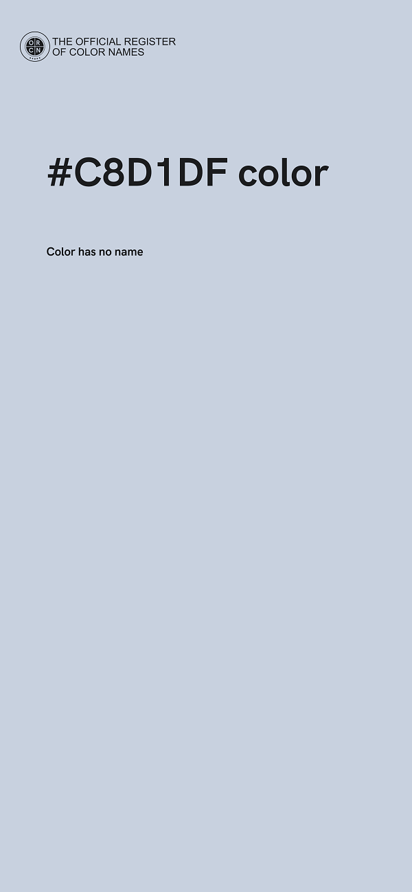 #C8D1DF color image