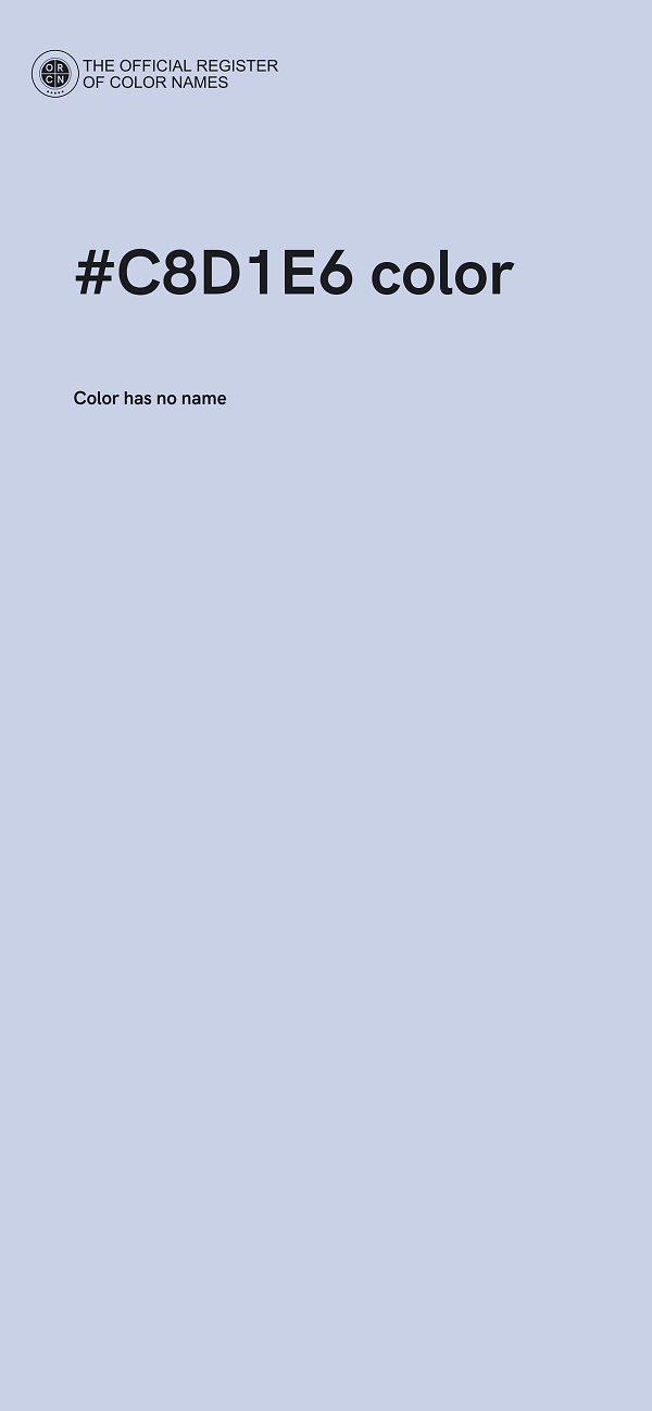 #C8D1E6 color image