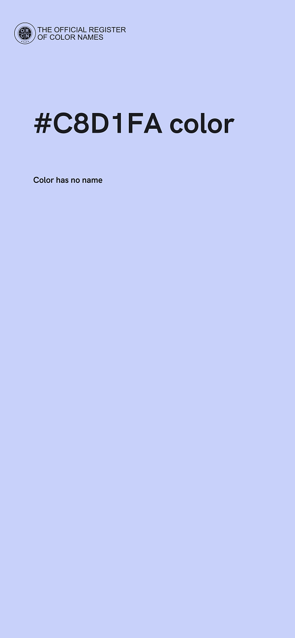 #C8D1FA color image
