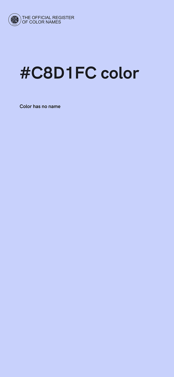 #C8D1FC color image