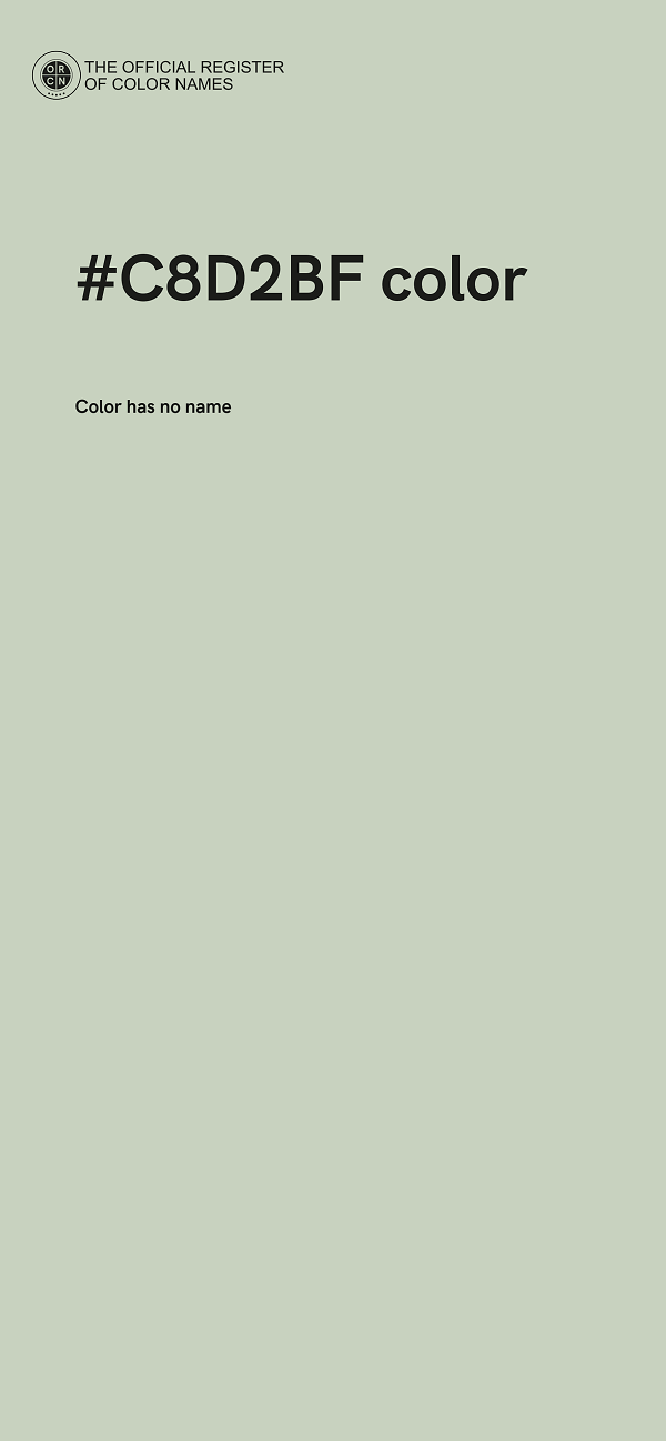 #C8D2BF color image