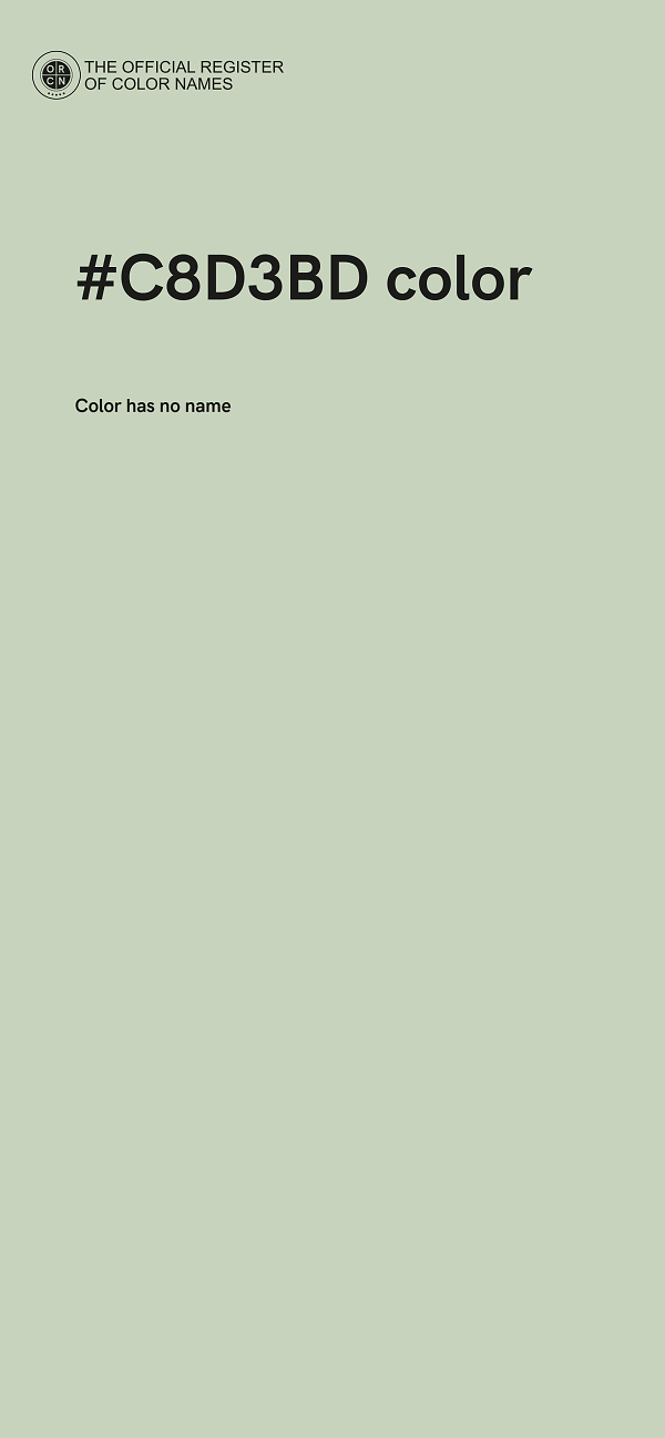 #C8D3BD color image