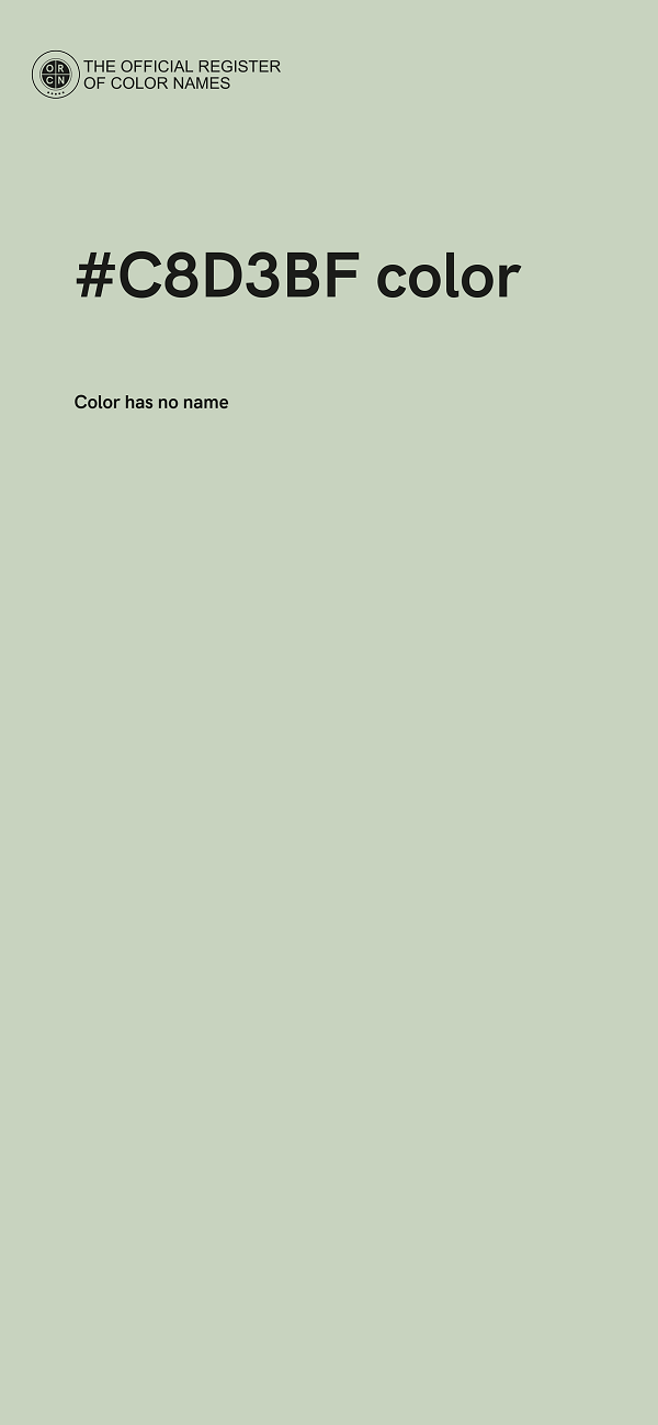 #C8D3BF color image