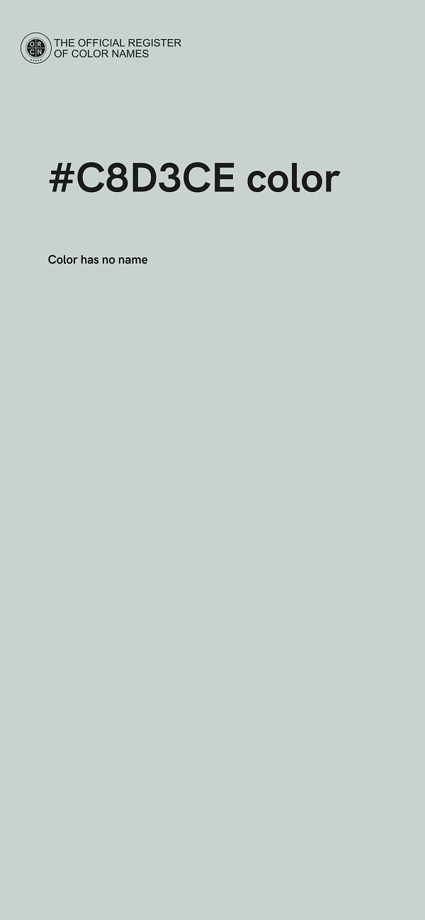 #C8D3CE color image