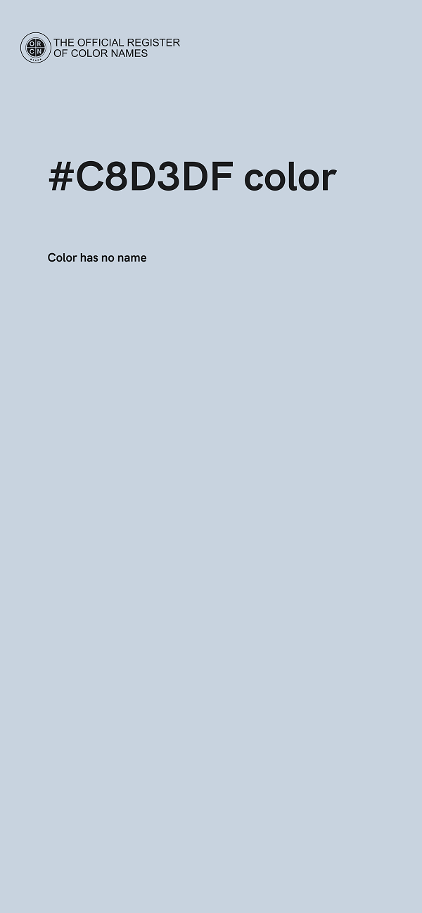 #C8D3DF color image