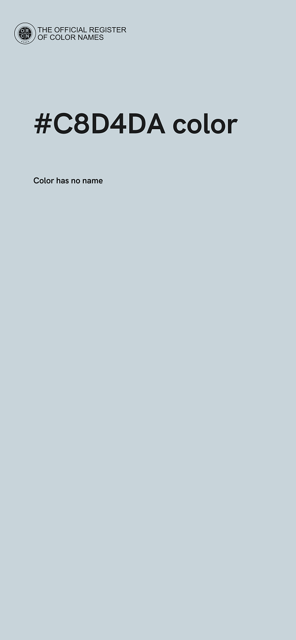 #C8D4DA color image