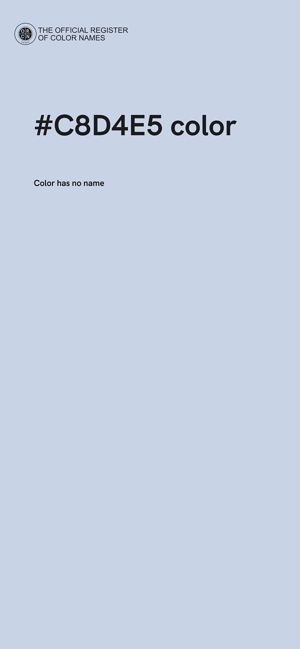 #C8D4E5 color image