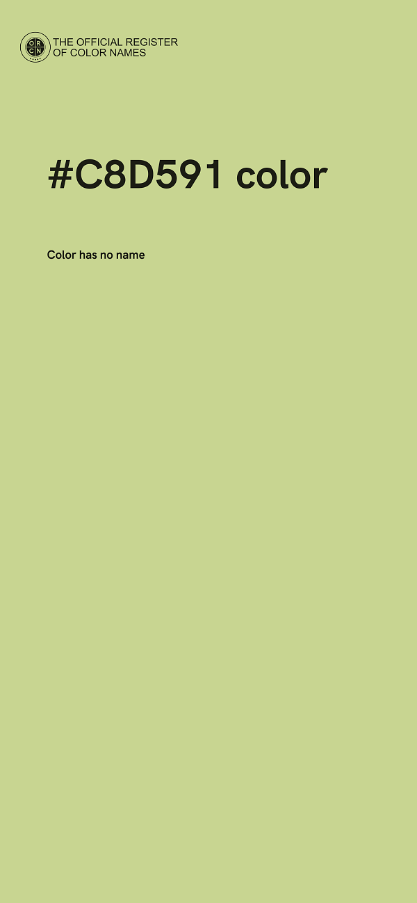 #C8D591 color image